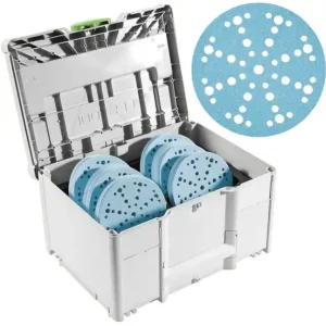 Dodaj do koszyka KRĄŻKI FESTOOL P80 P120 P180 P220 SYSTAINER NA MATERIAŁY 100 KRĄŻKÓW D225