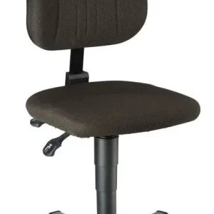 Krzeslo ESD Unitec 2, tapic.material.,czarna, na kolkach Ostatnia szansa