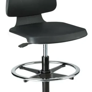 Cena promocyjna Krzeslo Labsit 3, biale, pianka integr.,z podparciem dla nog