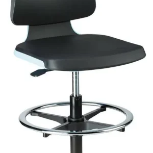 Wyprzedaż Krzeslo Labsit 3, niebieskie, pianka integr.,z podparciem dla nog