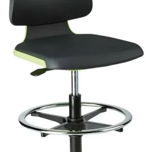 Bezpieczna płatność Krzeslo Labsit 3, zielone, imit.skory, z podparciem dla nog
