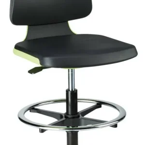 Cena promocyjna Krzeslo Labsit 3, zielone, pianka integr.,z podparciem dla nog