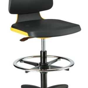 Tani Krzeslo Labsit 4, pomarancz., pianka integr. na kolkach