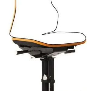 Tylko dziś Krzeslo NEON pomarancz.,z mechanizm. synchr., ze slizgacz. i stopniem