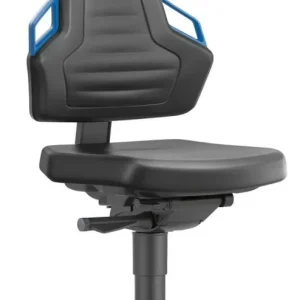 Krzeslo Nexxit 1, ze slizgacz., imit.skory, uchwyty niebiesk. Ekspresowa dostawa