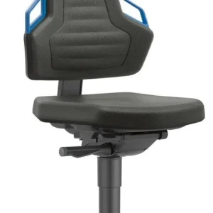 Krzeslo Nexxit 2, na kolkach, obiciem, uchwyty niebiesk. Nowość