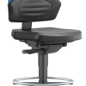 Krzeslo Nexxit 3, ze slizgacz., imit.skory, uchwyty niebiesk. Darmowa dostawa