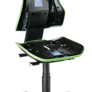 Wyjątkowa oferta Krzeslo podst. ESD NEON 2, zielone,na kolkach,mechan. synchro.