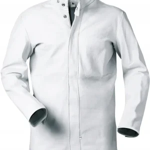 Najlepsza cena Kurtka spawalnicza, pełna skóra, rozmiar L, natura