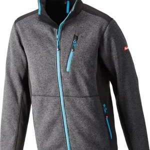 Tylko do końca tygodnia Kurtka z dzianiny softshell, rozm. 2XL,ciemnoszary-turkusowy,FORTIS