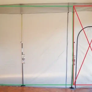 Bestseller Kurtyna przeciwpyłowa do drzwi i ściany chroniąca przed pyłem 3,1x3,1m