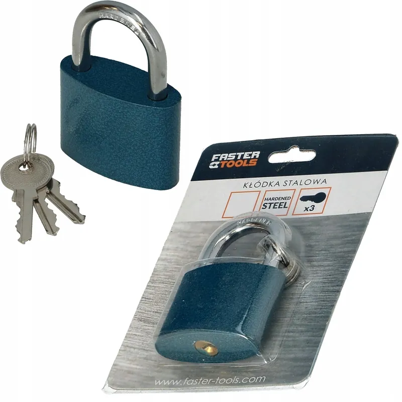 Kłódka jarzmowa na klucz Faster Tools Do wyczerpania zapasów