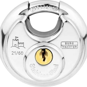 Kłódka okrągła Circle21/60 stal nierdzewna Do wyczerpania zapasów