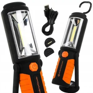 Latarka Warsztatowa lampka lampa COB LED li-lon Ekspresowa dostawa