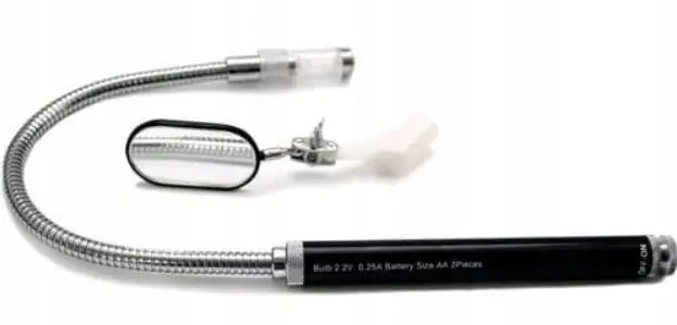 Szybka wysyłka LUSTERKO CHWYTAK MAGNES LATARKA 450MM KING TONY