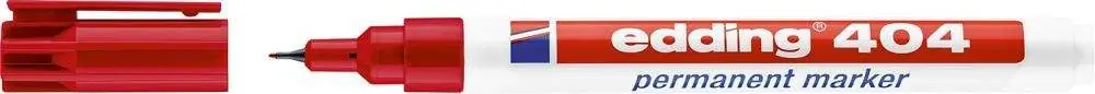 Marker permanentny 404 szerokość końcówki 0,75mm, czerwony edding Oferta czasowa