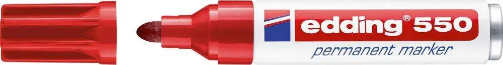 Okazja Marker permanentny 550 czerwony edding