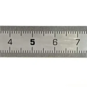 Matowa elastyczna linijka ze stali nierdzewnej 300 x 13 x 0,5 mm. Najlepsza cena