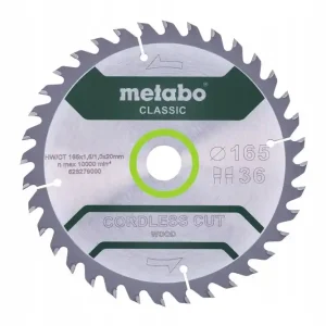 Wysoka jakość METABO PIŁA TARCZOWA HW/CT 165x20x18z CORDLESS CUT WOOD CLASSIC