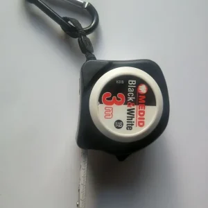 Tylko do końca tygodnia Metrówka Zwijana Medid Black & White 3m 19mm Miarka Taśma Solidna