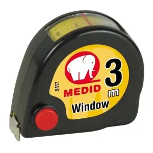 Najlepsza cena Metrówka Zwijana Medid do Pomiarów Wewnętrznych Taśma 3m Wytrzymała