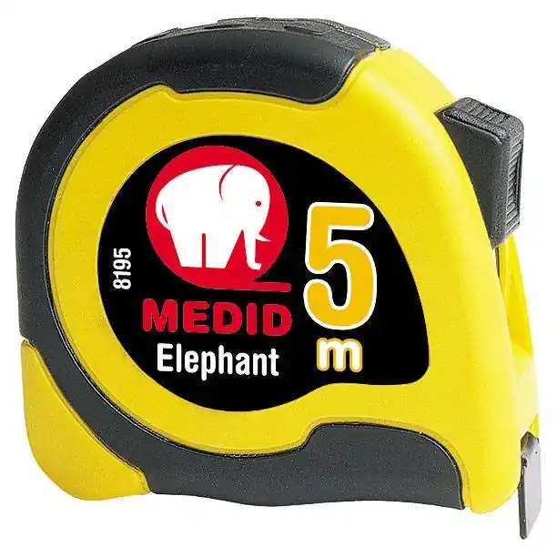Metrówka Zwijana Medid Miara Taśma Miernicza Blokada 5m/25mm Solidna Kup online