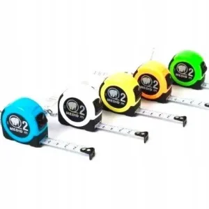 Taniej Miara Kieszonkowa Medid Metrówka Zwijana 2m x 13mm Oryginalna Wytrzymała