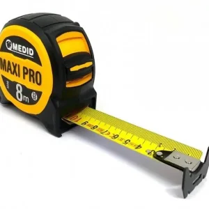 Miara Metrówka Zwijana 8m x 32mm Oryginalna Wytrzymała MEDID Szybka wysyłka