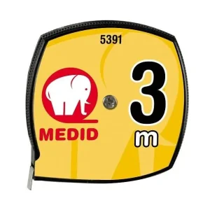 Miara Zwijana Medid Bardzo Wąska Płaska Metrówka 3m 7mm Darmowy zwrot