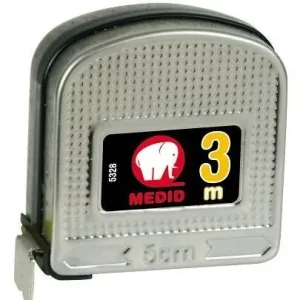 Popularny Miara Zwijana Medid Metrówka 3m 16mm Miarka Metalowa Wytrzymała