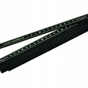Miarka Stolarska 2m Miara Składana Czarna z Włókna Kup teraz