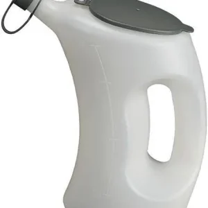 Kup online Miarka,z polietylenu, pojemnosc nominalna 3 l, z pokrywka PRESSOL