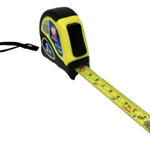 Nowy Miernik taśmy z dwóch materiałów 3 m x 16 mm mm + cale - ref.B316MP