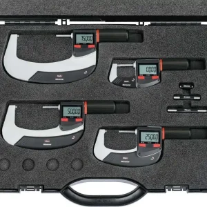 Mikrometr z odczytem cyfrowym Zestaw MICROMAHR40 EWRi-L IP65 0-100mm bezprzewodowy MAHR Ostatnie sztuki