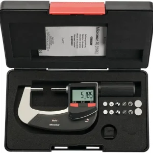 Wyprzedaż Mikrometr zewnętrzny uniwersalny 40 EWRi-V 0-25mm,zestaw MAHR