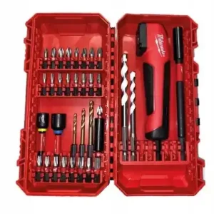 Łatwy zwrot MILWAUKEE ZESTAW BITY UDAROWE NASADKI WIERTŁA PRZYSTAWKA 35 ELEMENTÓW