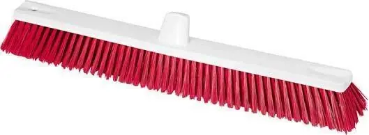 Miotla do duzych pow. HACCP 60cm, grubosc mat. 0,50 mm, czerwona Oferta limitowana