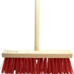 Miotła uliczna, z włosiem z elastonu, z trzonkiem Obniżka ceny