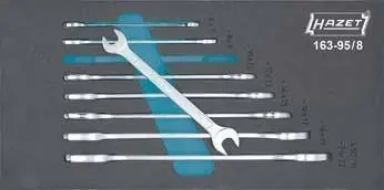 Wybór klientów Modul narzędziowy 163-95/8. Klucze płaskie,dwustronne HAZET