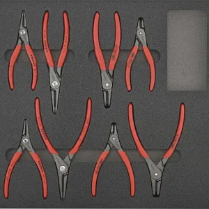 Moduł narzędziowy 1/3 Szczypce do pierścieni osadczych Knipex Nowość