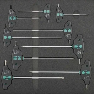 Wysoka jakość Moduł narzędziowy 2/3 Wkrętaki z rękojeścią poprzeczną do śrub Torx Wera