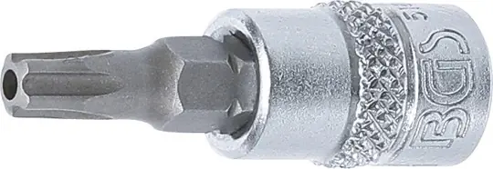 Nasadka 1/4", Torx Plus 5-kątny z otworem TS27 x 38 mm BGS Technic Zamów teraz