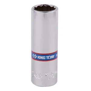 Premium NASADKA DŁUGA 1/4" 8MM X 50MM, 12-KĄT. CR-V King Tony 223008M