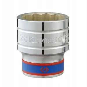 Popularny NASADKA KRÓTKA 1/2" 22mm x 40mm 12-kąt. Cr-v KING TONY 433022MR