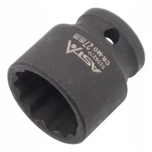 Ostatnie sztuki NASADKA UDAROWA 1/2'' 12-KĄTNA 12mm KRÓTKA 525612P