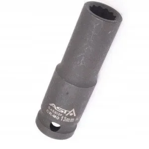 Bezpieczne zakupy NASADKA UDAROWA DŁUGA 12-KT 13MM 1/2” ASTA 545613P