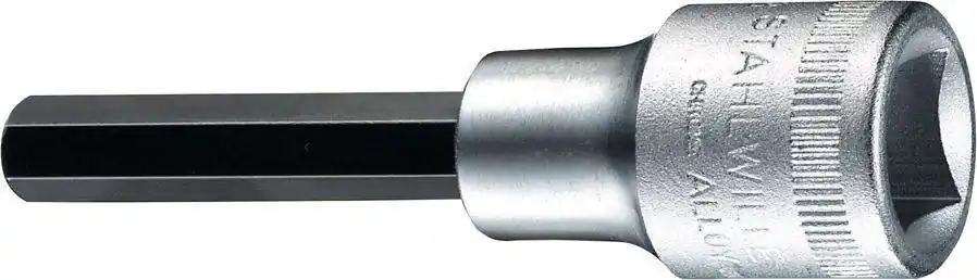 Bezpieczne zakupy Nasadka wkrętaka 1/2" 8x100mm 6-kąt wewnętrzny głow. kul. Stahlwille