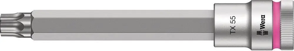 Tani Nasadka wktętakowa z funkcja przytrzym. 1/2" do śrub z lbemTORX 55x140mm Wera