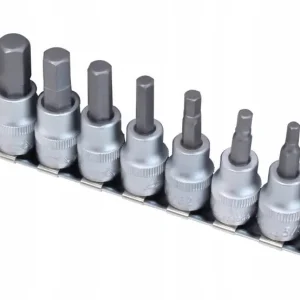 Nasadki imbus HEX calowe 3/8" zestaw na szynie Kup teraz
