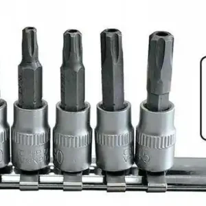Nasadki Torx Plus 5-kątne z otworem TS10-TS45 1/4" 7 szt JBM Tylko dziś
